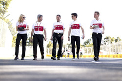 Charles Leclerc, Alfa Romeo Sauber F1 Team op het circuit