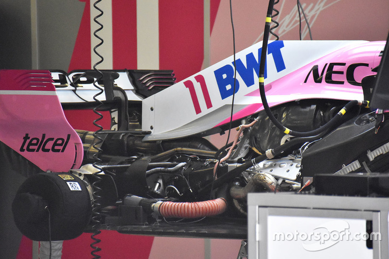 Detalle del motor Force India VJM11