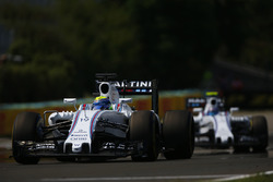 Felipe Massa, Williams FW38 y Valtteri Bottas, Williams FW38