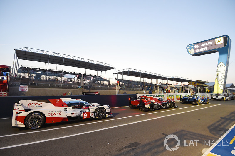 №9 Toyota Gazoo Racing Toyota TS050 Hybrid: Хосе Мария Лопес, Юдзи Кунимото, Николя Ляпьер