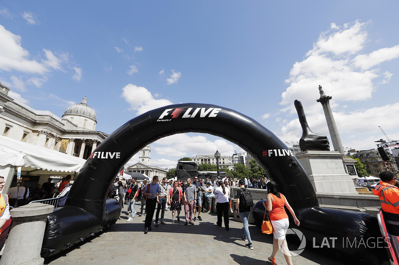 F1 en vivo Londres se adueña de Trafalgar Square