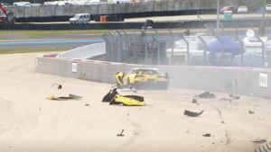 Choque del #64 Corvette Racing
