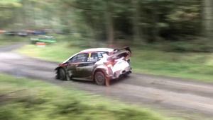 Ott Tanak -  Rally GB Shakedown Shunt