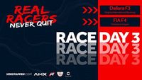Dag 3 | R4 & R5 | Dallara F3 @ VIR | FIA F4 @ ARAGON | Real Racers Never Quit