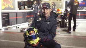 El diseño del casco de Sergio Pérez