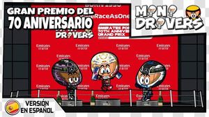 El GP del 70º Aniversario de F1, por los geniales Minis