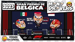 El resumen del GP de Bélgica 2023 de F1, por MiniDrivers