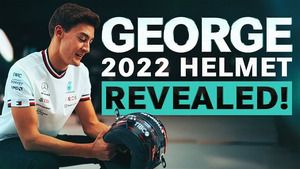 George Russell zaprezentował nowy kask na F1 2022