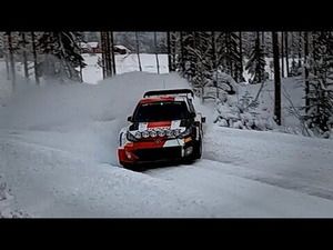 Zimowe testy Toyoty - Kalle Rovanpera