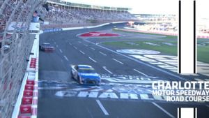 NASCAR Cup 2021 - Kyle Larson wygrywa wyścig na Charlotte Roval