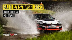 Rajd Rzeszowski 2023 - Jacek Sobczak po I etapie