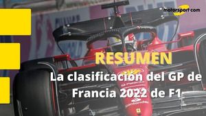 ​Resumen de la clasificación del GP de Francia 2022 de F1 | Sainz ayuda a Leclerc​