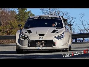 Testy przed Rajdem Monte Carlo 2022 - Ott Tanak i Martin Jarveoja