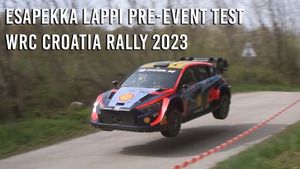 Testy przed Rajdem Chorwacji 2023 - Esapekka Lappi