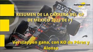 Resumen de la carrera del GP de México 2023 de F1 en el Autódromo Hermanos Rodríguez