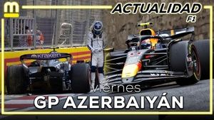 ¡CHECO PÉREZ Y COLAPINTO PROTAGONISTAS DEL VIERNES EN BAKÚ F1 2024!