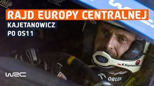 Rajd Europy Centralnej 2023 - Kajetan Kajetanowicz po OS11