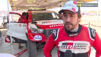 Declaraciones de Fernando Alonso tras la primera etapa del Rally Ula Neom