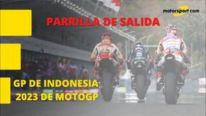 Parrilla de salida para la carrera de MotoGP en el GP de Indonesia 2023