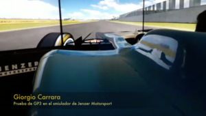 Giorgio Carrara prueba simulador GP3