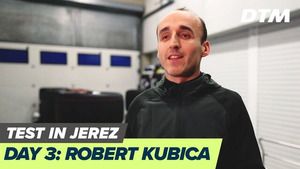 Robert Kubica podczas testów DTM