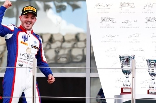 Boccolacci boekt eerste overwinning in GP3 Series