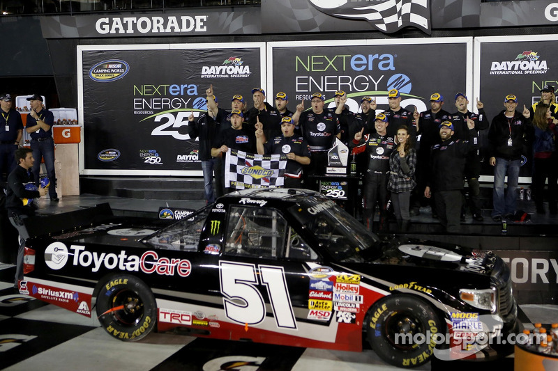 Eighth straight NCWTS win for a Tundra driver at Daytona