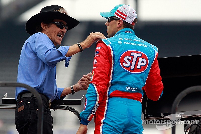 Richard Petty and Aric Almirola