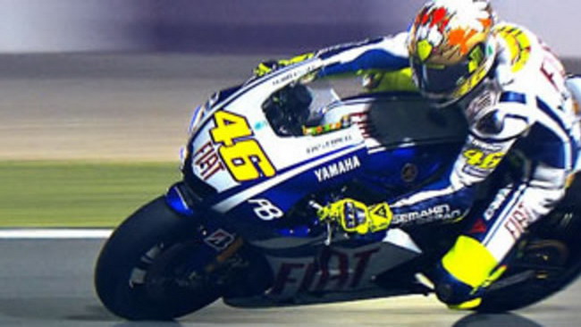MotoGP 2010, Qatar, Test Night/1: subito Rossi