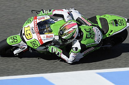 Alvaro Bautista in difficoltà con il grip posteriore