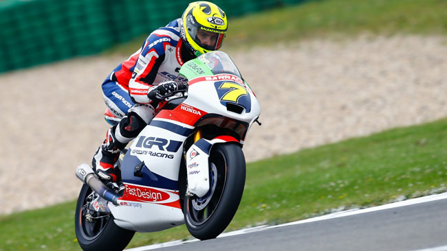 Lorenzo Baldassarri carico dopo la top ten di Assen