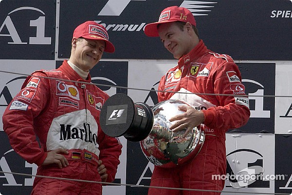 No 7 a 1 do automobilismo, Barrichello faz o gol de honra para o Brasil