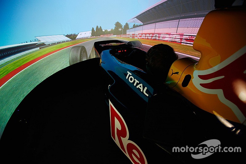 Simulador da Red Bull Racing
