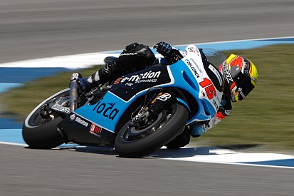 Alex de Angelis a testé une évolution de l'Aprilia