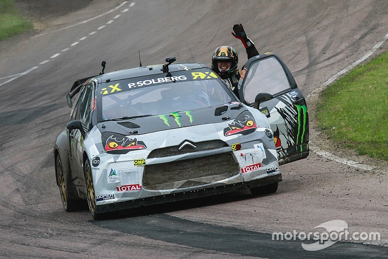 Solberg wint Rallycross Barcelona na dominante finale