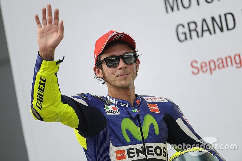 Podium: third place Valentino Rossi, Yamaha Factory Racing