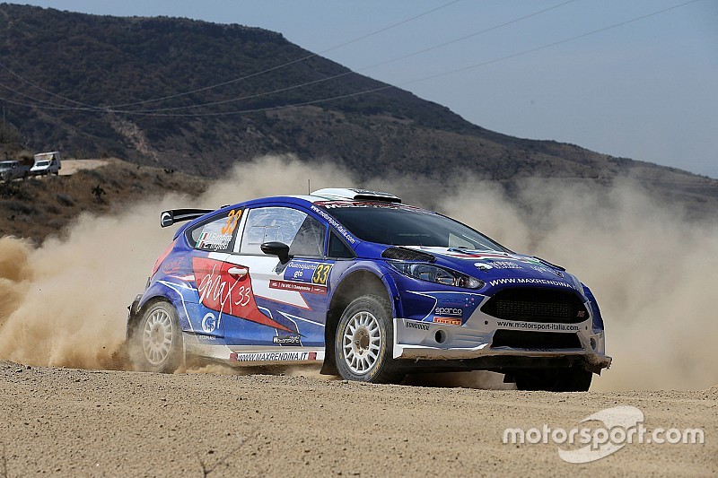 Max Rendina ed Emanuele Inglesi sul podio del WRC2 al Rally del Messico