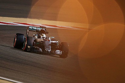 Die Startaufstellung zum Grand Prix von Bahrain