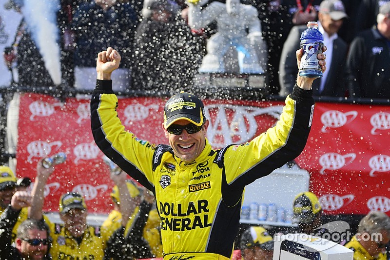 Race winner Matt Kenseth, Joe Gibbs Racing Toyota