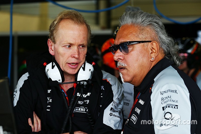 Andrew Green, Sahara Force India F1 Team Director t&eacute;cnico con Dr. Vijay Mallya, Sahara Force India F