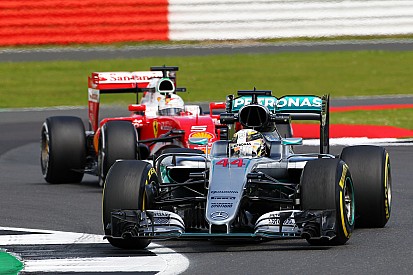 Die Startaufstellung zum Grand Prix von Großbritannien