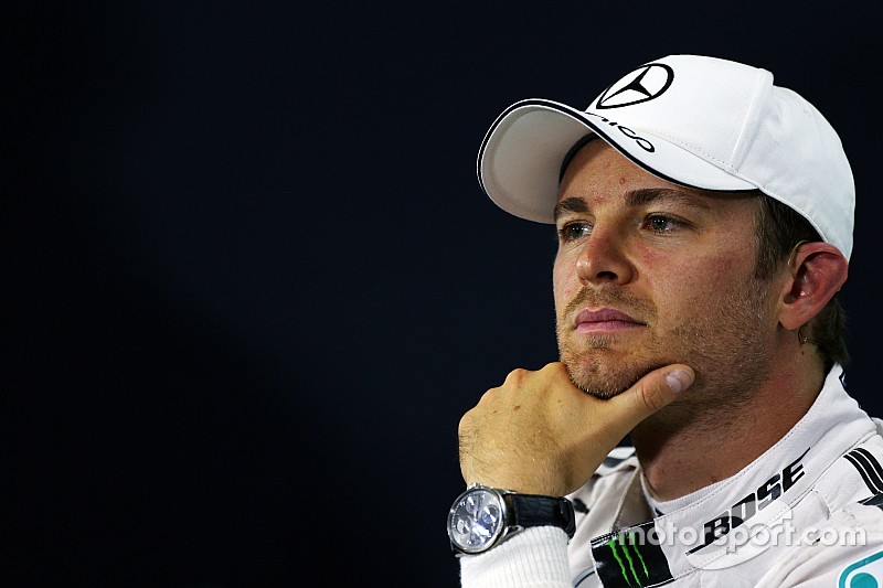 Nico Rosberg Mercedes AMG F1 in the FIA Press Conference