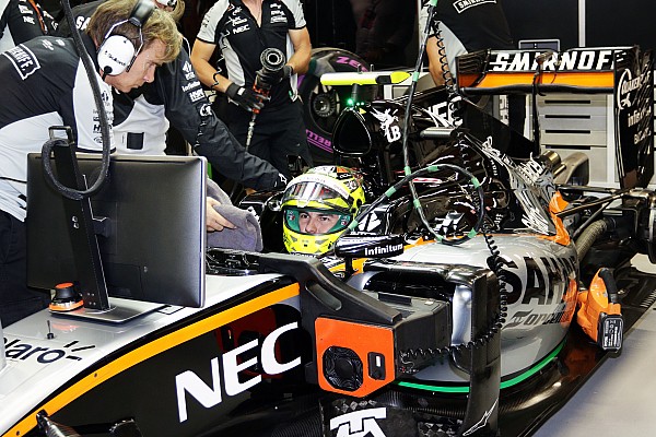 Pérez recibe ocho puestos de penalización