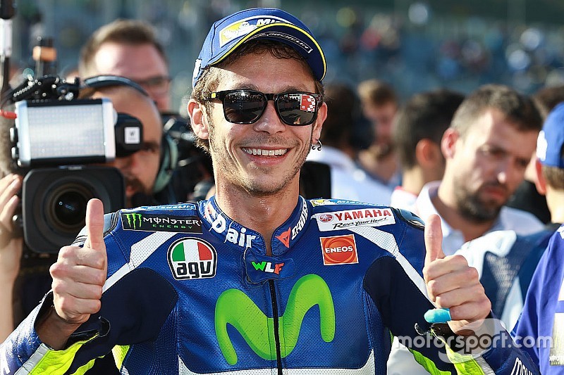 Polesitter Valentino Rossi, Yamaha Factory Racing