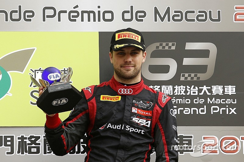 Podium: 1. Laurens Vanthoor, Audi Sport Team WRT, Audi R8 LMS