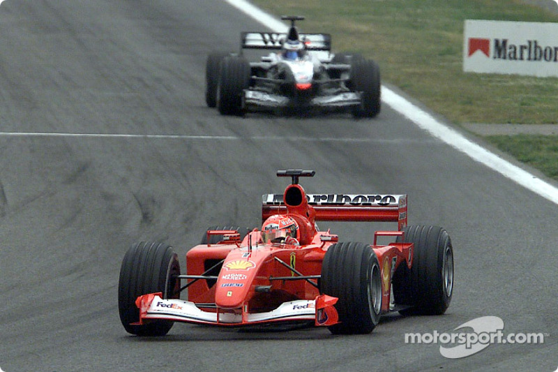 La batalla entre Michael Schumacher y Mika Hakkinen