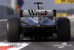 Mika Hakkinen, pit exit