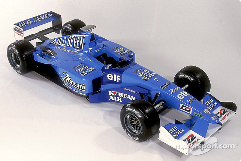 Fotos de estudio del Benetton B201