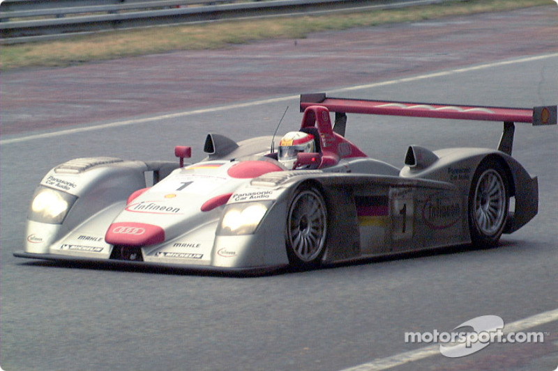 De winnende Audi in Tertre Rouge