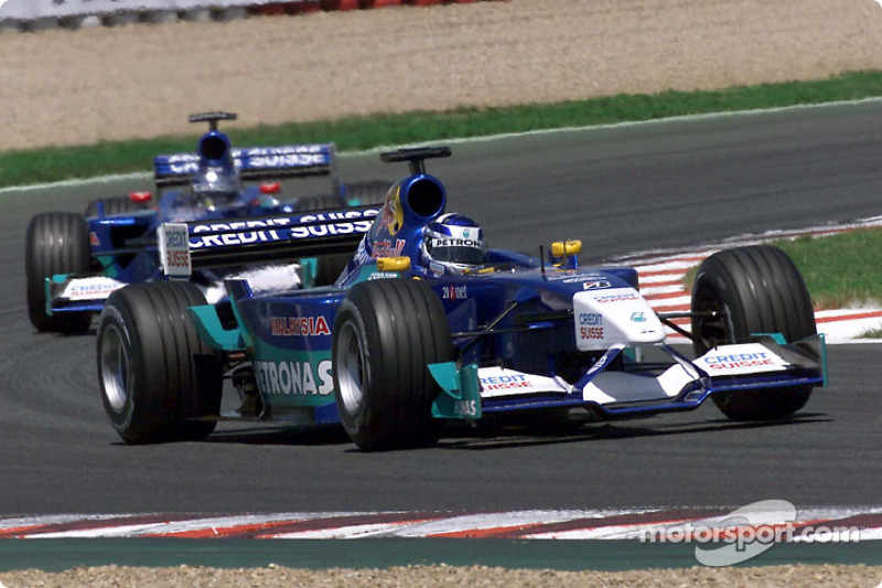 Kimi Raikkonen and Jean Alesi